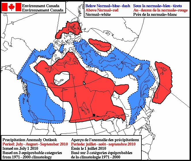PAGE SOURCE: NOAA. SOURCE: NOAA. North American Weather Environment Canada s three month temperature outlook shows higher than normal temperatures across most of the country.
