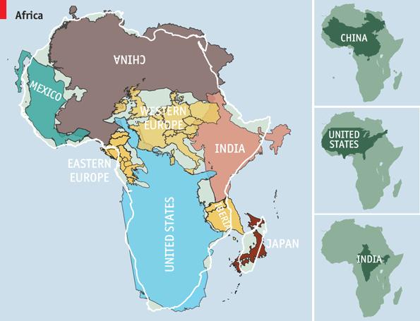 Facts about Africa 1. A huge land: 30.2 million km 2 2.