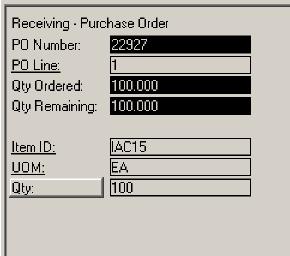 Order Number Scan