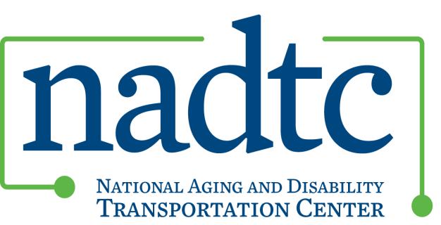 MISSION: To promote the availability of accessible transportation options that serve the needs of Older Adults, People with Disabilities, Caregivers and Communities.