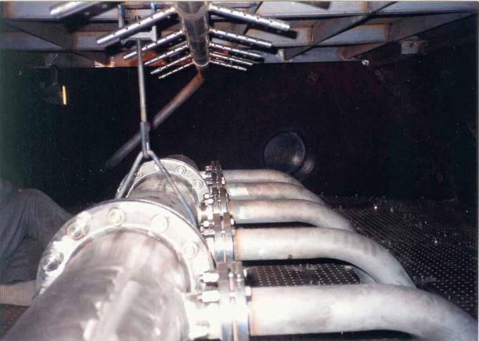 systems inside the steam generator Reconstruction of