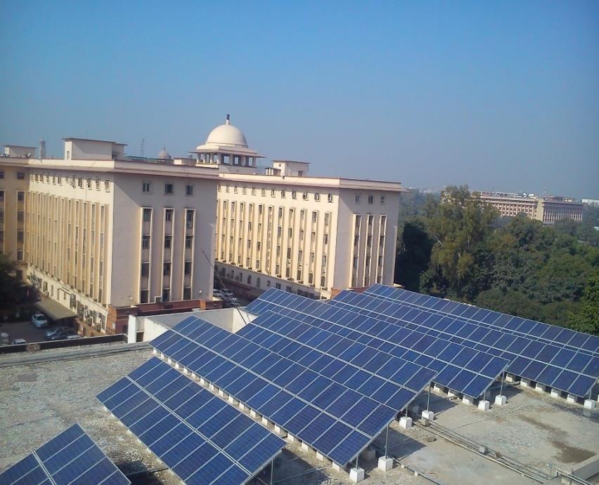 Power Plant Nirman Bhawan, New Delhi Solar Energy Corporation of India Ltd.