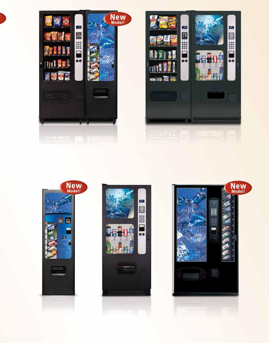 Compact 23/6 Refreshment Center 23 Select Snack & 6 Select Cold Drink Amazing versatility and variety for the smaller location! 35-55 customers.