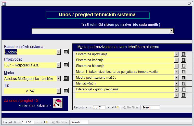 THE PRESENTATION SOFTWARE The main form Communication between users and the application is realized through a set of a different forms.
