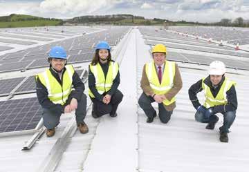 It is a renewable energy source power in Roscommon, Offaly and Kildare, which will provide renewable energy to power the equivalent of that converts sunlight into heat or electricity. 150,000 homes.