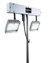 STAND (L2150) Equivalent light output to a 400 watt halogen bulb Pure white light with clean lines.