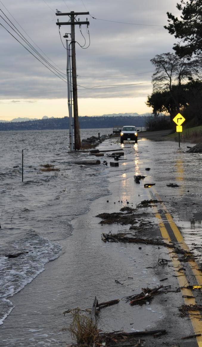 Additional Considerations Erosion, inundation, and flooding will affect: Public and private property along the coast Infrastructure, including wastewater