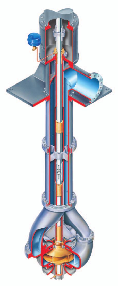 QL and QLQ Single-Casing, Double-Suction, Vertical Turbine Pumps The Flowserve QL and QLQ vertical, turbine pumps feature double-suction (first-stage) impellers in true twin-volute designs.