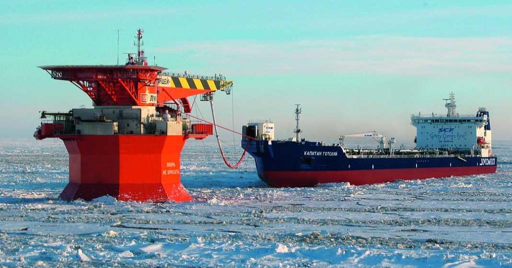 Varandey & Prirazlomnaya projects effective solutions in response to Arctic challenges Shipments began in June 2008 3x70K DWT tonnes Panamax shuttle tankers Arc 6 Ice-class Double