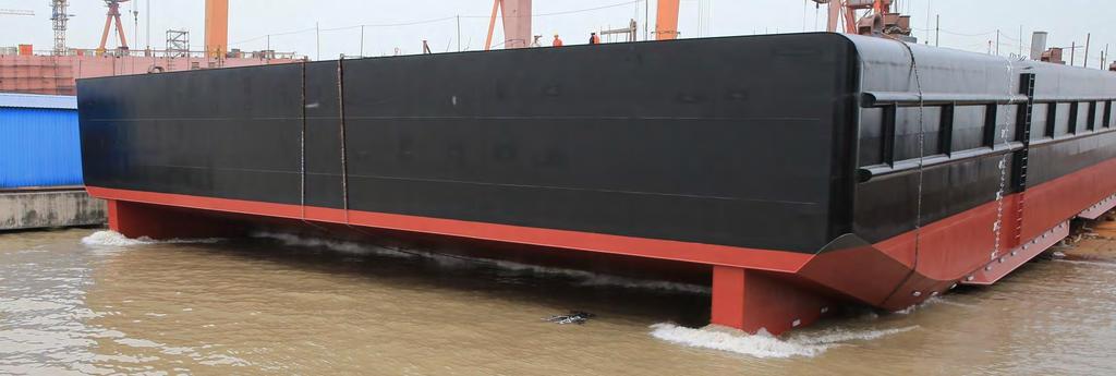 Future Our latest fleet addition is the heavy-load giant pontoon 10033-1, which is build and launched in Shanghai, China.