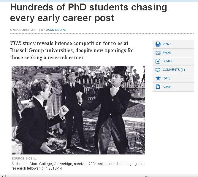 'No More Plan B A career outside academic research is not