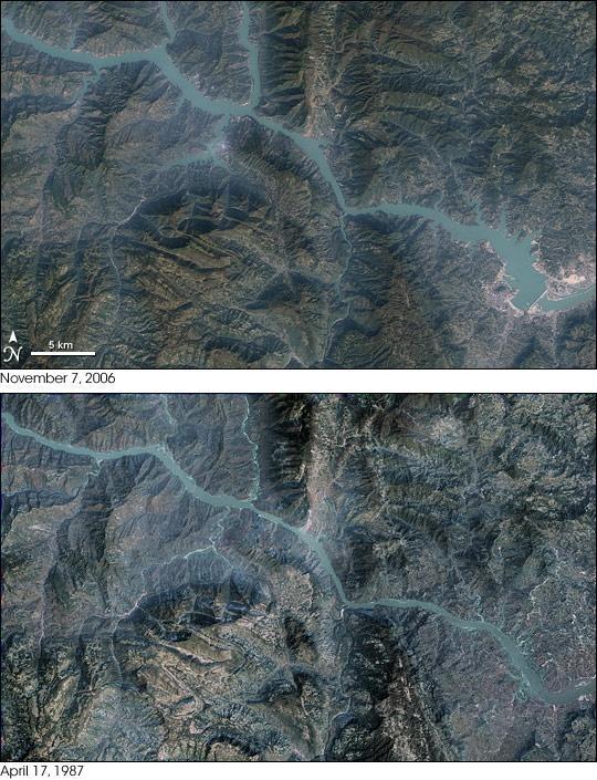 Three Gorges Dam Reservoir Three Gorges Reservoir Capacity - 39.3 km 3 (9.