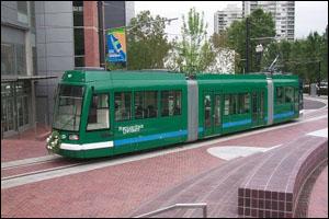 me U.S. cities are using European-style modern trams (see photograph at left) or streetcars for circulation and distribution service.