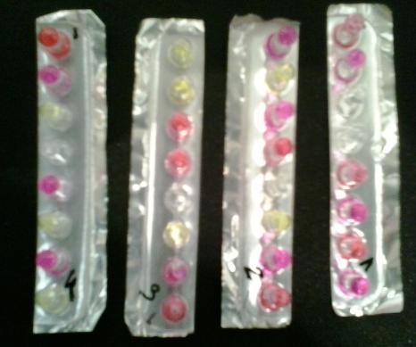 samples are at the bottom of the tube. 5. A microarray card will be given to each group.