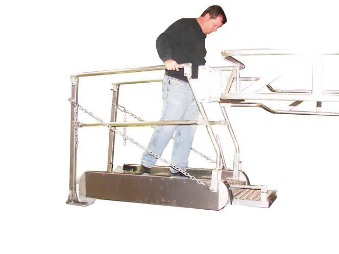 Gangway Model RTC-XT (Telescoping Ramp) The G-RAFF Gangway Model RTC-XT (Telescoping Ramp) is a proven design with extended reach, perfect for applications where the working range is within 15