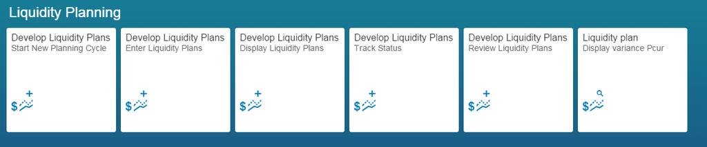 LIQUIDITY MANAGEMENT START A NEW PLANNING CYCLE BUSINESS / PROCESS CONTEXT Group Cash Manager starts a new planning cycle