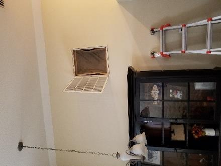 Air Filters Located in living room.