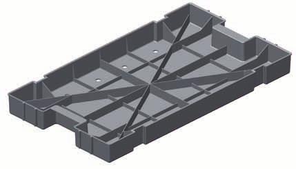 Below-Surface Hardware Cable Vault and Junction Box Dirt Collecting Tray 86 Protects junction