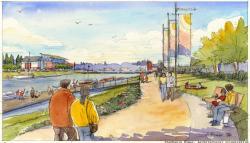 Urban Coastal Greenway Policy Purpose Encourages redevelopment of the Metro Bay Region shoreline in order to promote reuse of abandoned or underutilized Brownfield sites; Discourages