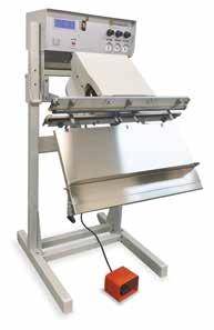 Sealers are available in portable units, tabletop units or a complete bag sealing system to open and fill bags with