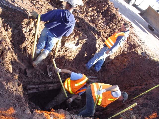 Speed shoring type set-up system Adequate Protection: Protection of employees from loose rock or soil.