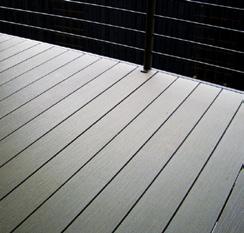 These fashionable townhouses in Ringwood, Victoria, were fitted with 138mm Slate Grey CleverDeck boards in order to add an extra touch of sophistication to