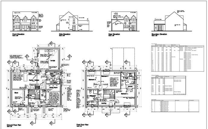 Communication in Building Processes Working drawings Pictorial views