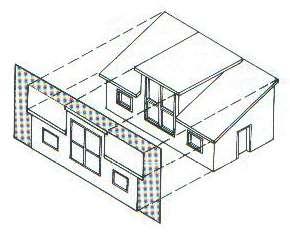 Communication in Building Processes Working drawings Elevation views: