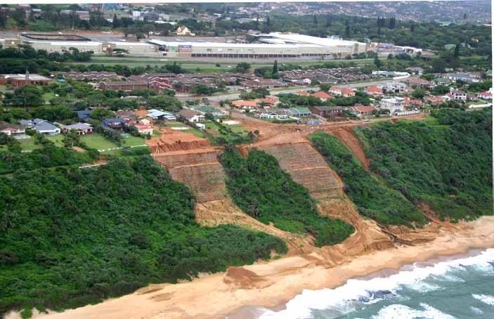 5 Durban s coastline is vulnerable to erosion.