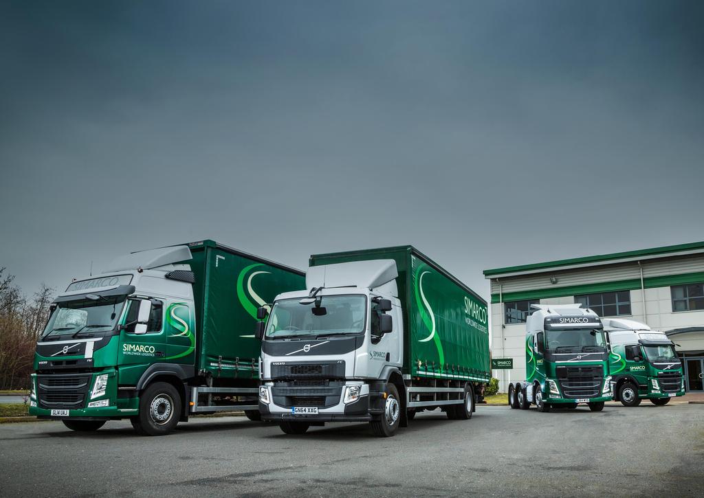 ON THE ROAD TO KEEP YOU ON-TRACK We maintain a modern, wholly-owned fleet, operating from a nationwide network of depots We are visible: our vehicles can be tracked by satellite to provide clients