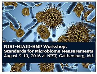 NIST*- NIH Workshop: Standards for Microbiome Measurements (http://www.nist.gov/mml/microbiome-standards.cfm) Special issue in prep.
