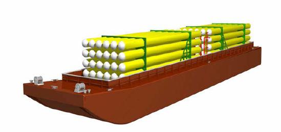 CNG & LNG Transportation Modes CNG on Barge Transportation CNG and Mini LNG technologies is