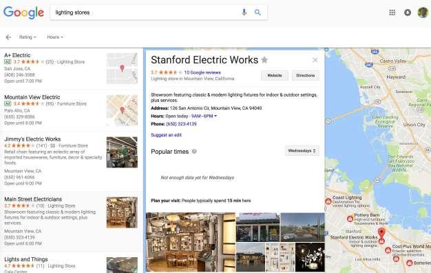 View Electric Google My Business Be