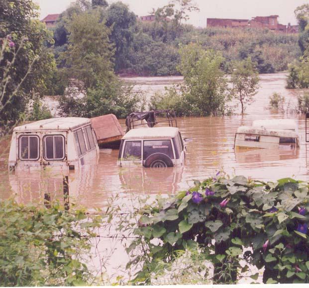 in Kathmandu The inundation was caused