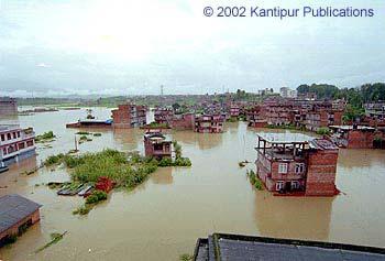 of Katmandu The rainfall that produced