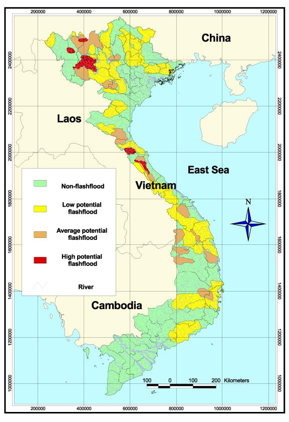 iet Nam Located in South-East Asian with total Land area of 333,000 sq.
