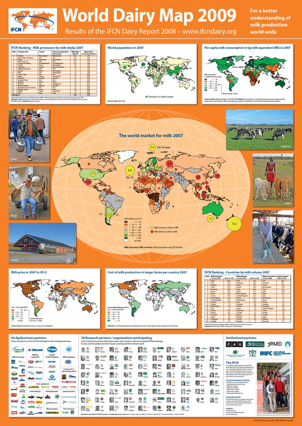 The World Dairy Map 2009