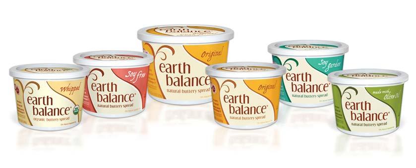 Earth Balance Super Premium Spreads Natural ingredient profile Certified non-gmo ingredients Gluten free, lactose
