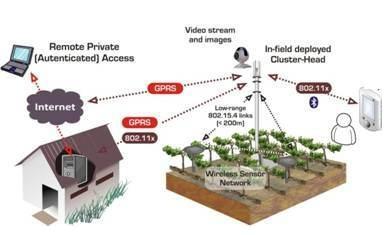 to develop an Internet Cloud environment to monitor the crop in the field by which we can improve the throughput of the field in the required manner.