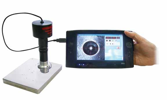 EASY BRINELL It is an automatic microscope with camera which sees and measures indentations and shows the Brinell results automatically The Auto Scan Brinell microscope measures the indentations in a