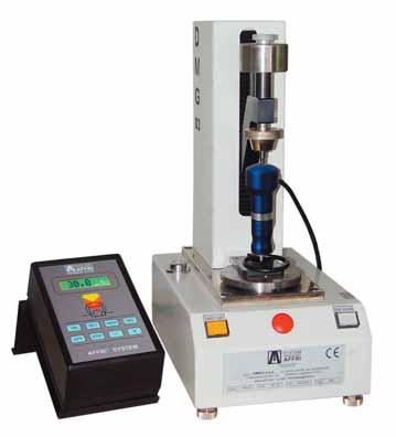 probe, of Italian design, permits easy use in all situations, even inclined The probe, when using the special connector,with the motorised bench support DMG 03 allows automatic measurements in the