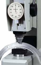 270 170 AUTOMATIC ROCKWELL BRINELL Using the new AFFRI system, the test piece is placed in the machine operating area, selected according to the piece size: its height can range from 50 mm minimum in