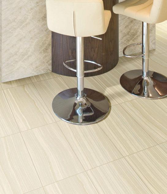 19 Photo features Chiaro 12 x 24 field tile on the floor in a grid pattern. Photo features Bianco 12 x 24 field tile in a grid pattern on the floor.
