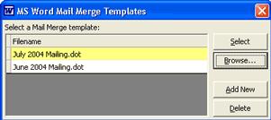 Clicking Mail Merge from any tab of the Address Information dialog box. Selecting Tools > Mail Merge from a customer record.