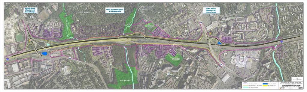 POTENTIAL SCOPE OPTION Duke to Edsall Southbound Widening Additional General Purpose lane between Route 236 (Duke St.