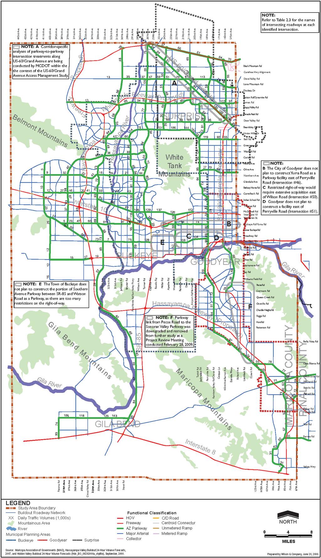 Arizona Parkway /Interchange - Operational Analysis and Design Concepts
