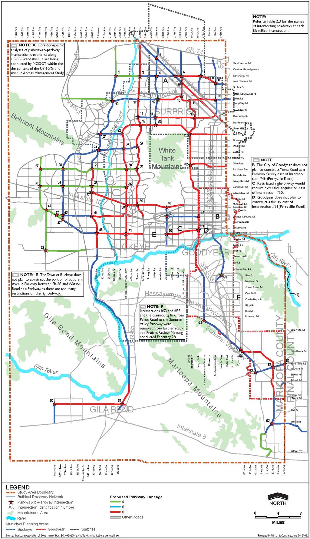 Arizona Parkway /Interchange - Operational Analysis and Design Concepts