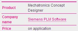 Siemens Mechatronics Concept Designer March 10, 2011 Siemens PLM Software s new Mechatronics Concept