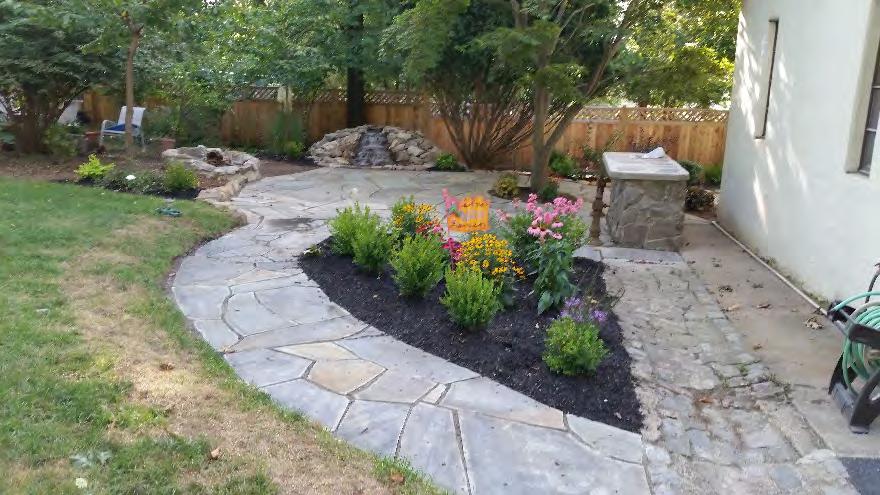 PAVER EDGE RESTRAINT After laying your walkway in the shape and style you desire, it s