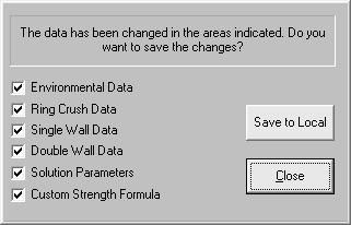 Material Factors Database To access these databases from the input screen Options menu, select Show Environmental Data.